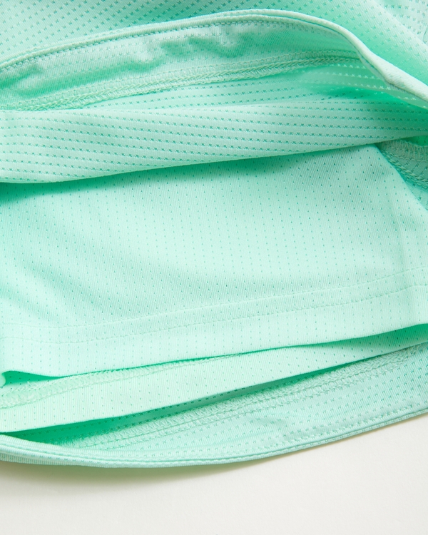 ypb knit twofer shorts, Mint Green view 2