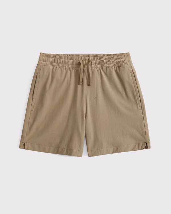 a&f hybrid shorts, Khaki view 1