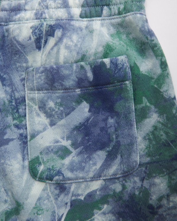 essential fleece icon shorts, Camo view 2