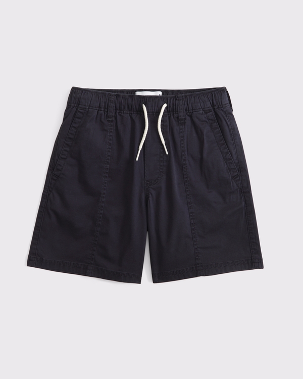 pull-on shorts, Dark Gray view 1