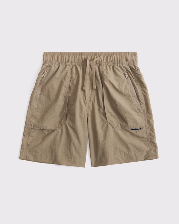 utility shorts, Taupe view 1