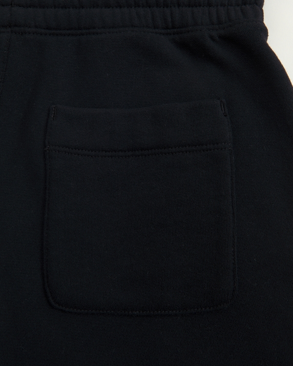 fleece logo shorts
