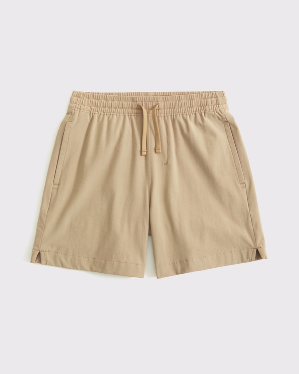 a&f hybrid shorts, Khaki view 1