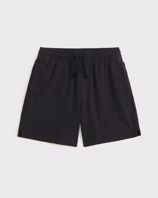 a&f hybrid shorts, Black view 1