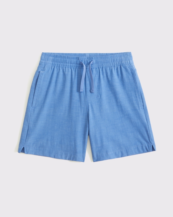 a&f hybrid shorts, Blue view 1
