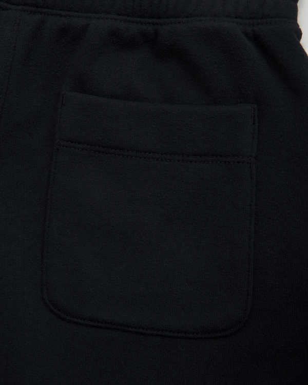 essential fleece icon shorts, Black view 2