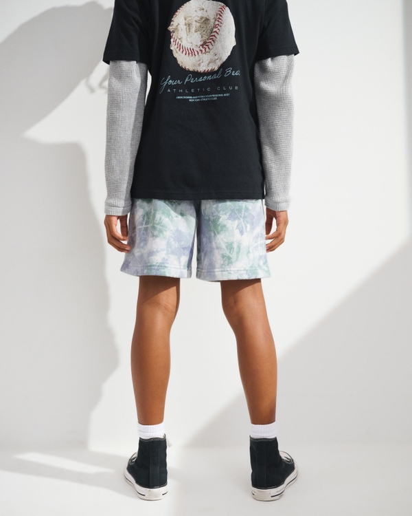 essential fleece icon shorts