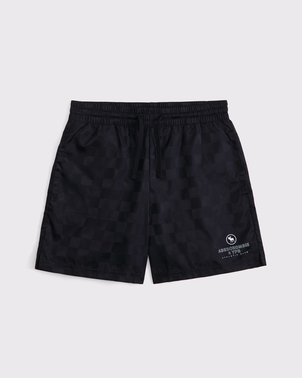 ypb warm up shorts, Black view 2