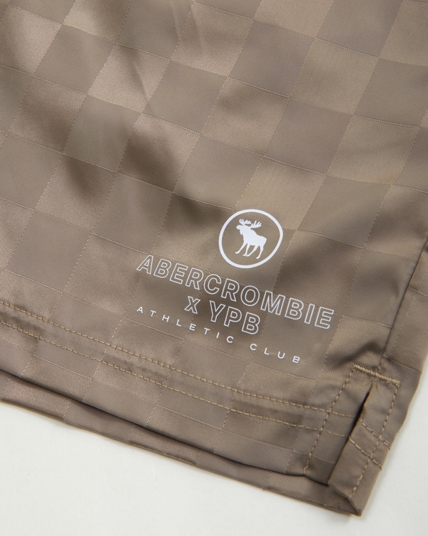 ypb warm up shorts, Light Brown view 2