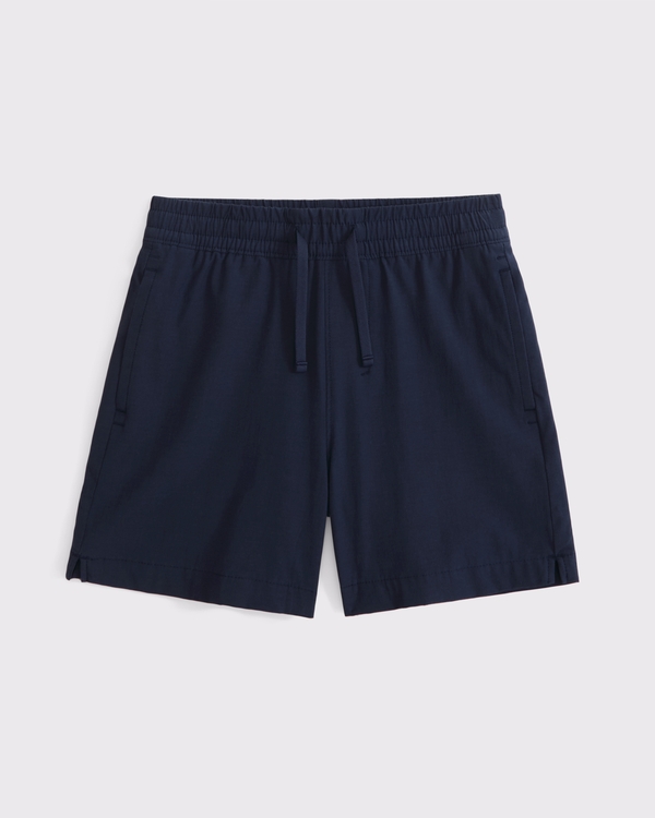 a&f hybrid shorts, Dark Indigo view 1