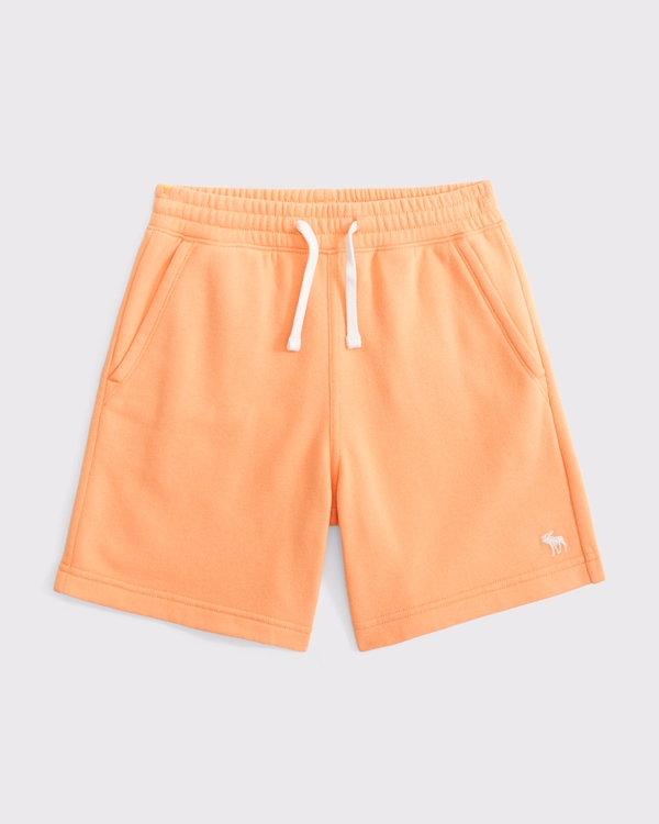 icon fleece shorts, Cantaloupe view 1