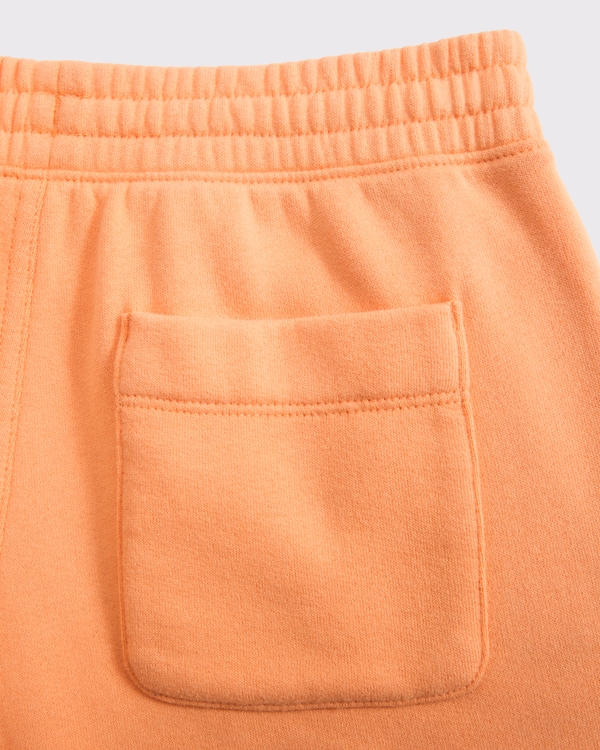 icon fleece shorts, Cantaloupe view 2