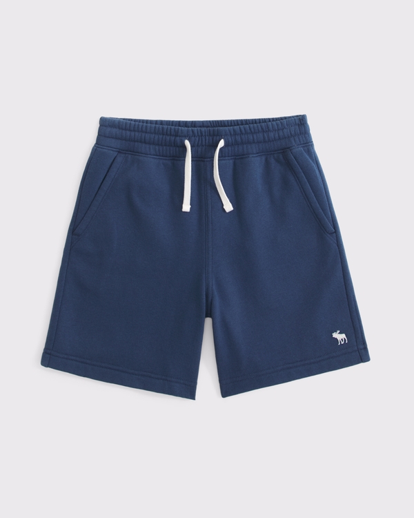 icon fleece shorts, Navy view 1
