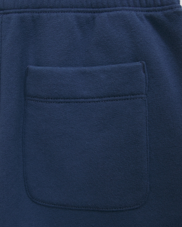 icon fleece shorts, Navy view 2
