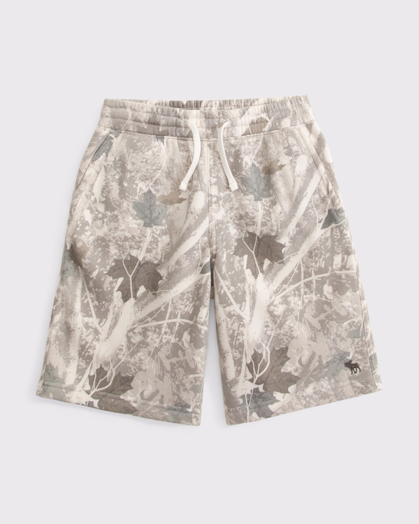 baggy fleece icon shorts, Camo view 1