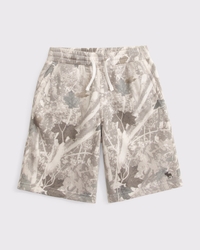 baggy fleece icon shorts