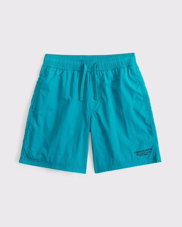 ypb everyday active shorts, Muted Blue view 1