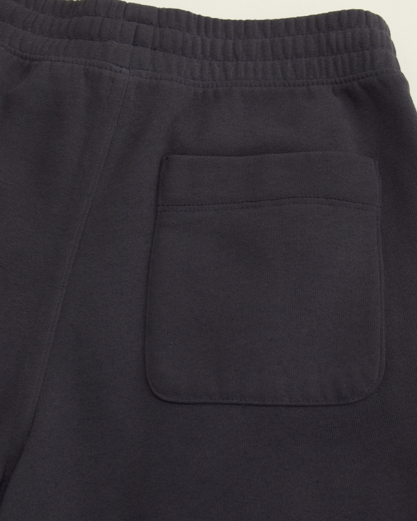 icon fleece shorts, Charcoal view 2