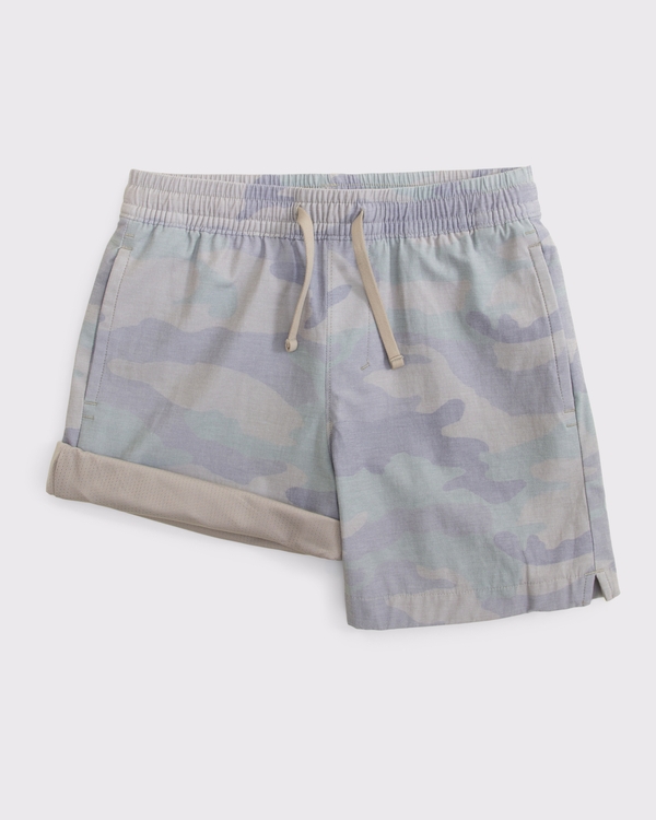 a&f hybrid shorts, Olive Camo view 2