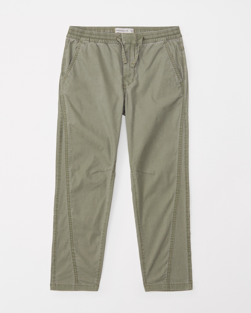 H&M Pants Womens Size 8 Cargo Brown Tapered Leg Relaxed Fit