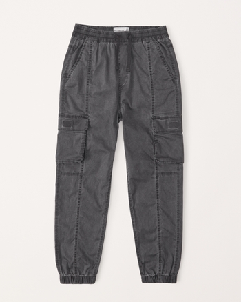 boys washed utility joggers boys clearance Abercrombie