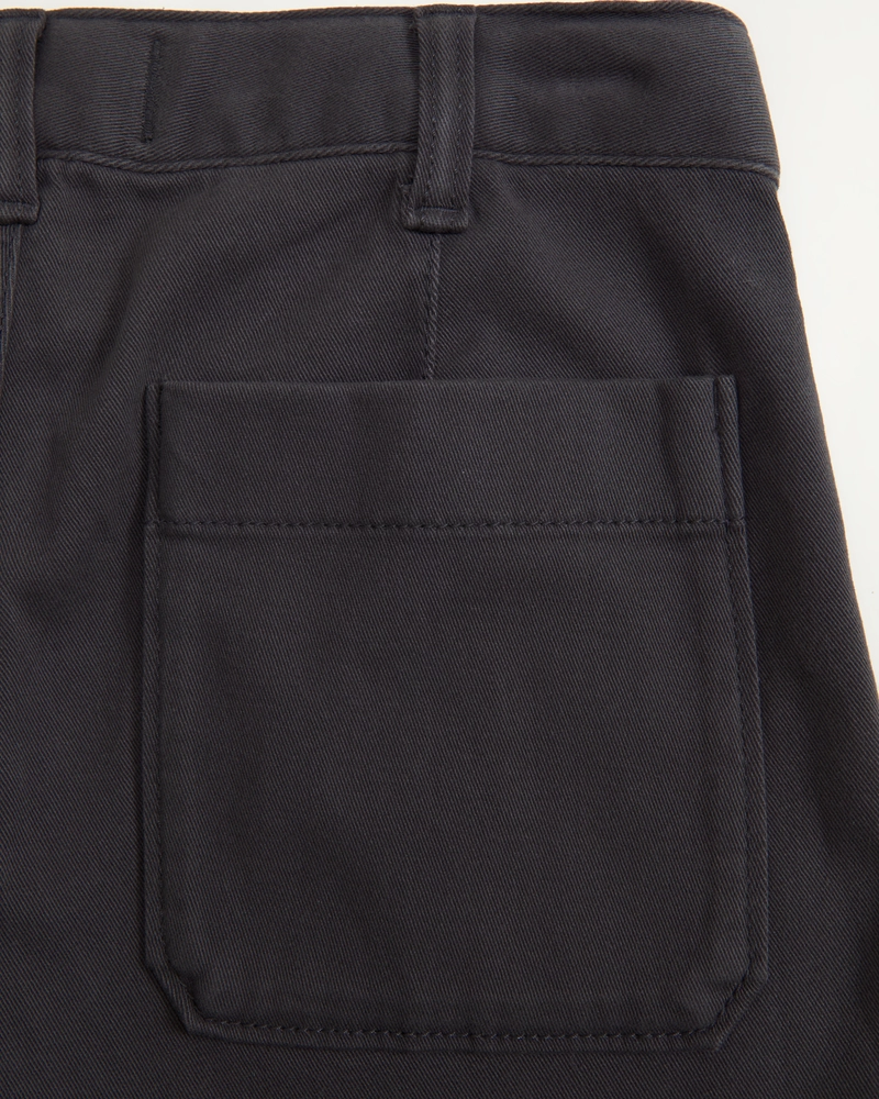 twill baggy workwear pants