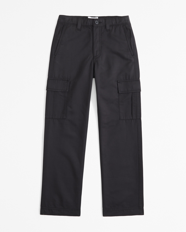 loose cargo pants, Black view 1