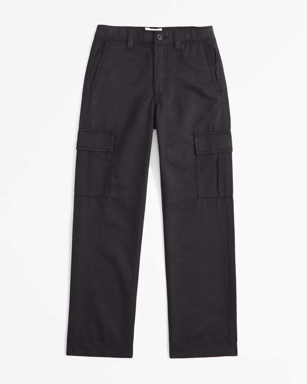 loose cargo pants, Black