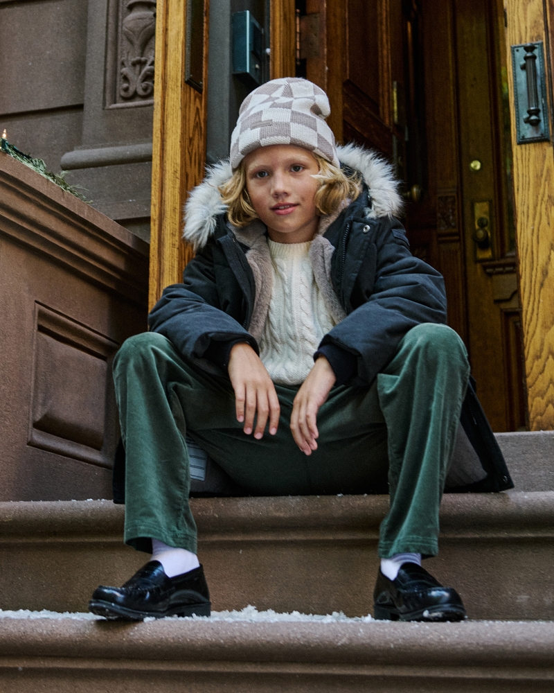 baggy pull-on corduroy cargo pants