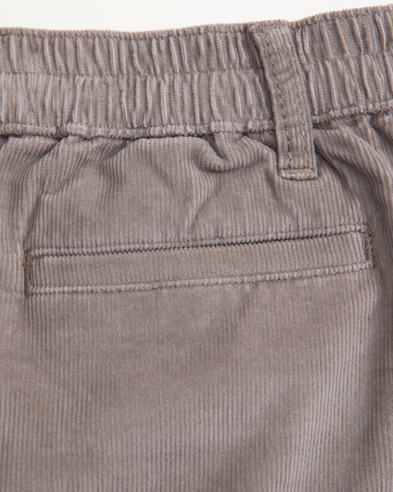 baggy pull-on corduroy cargo pants