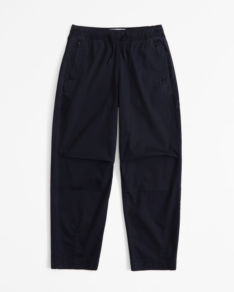 baggy pull-on barrel pants