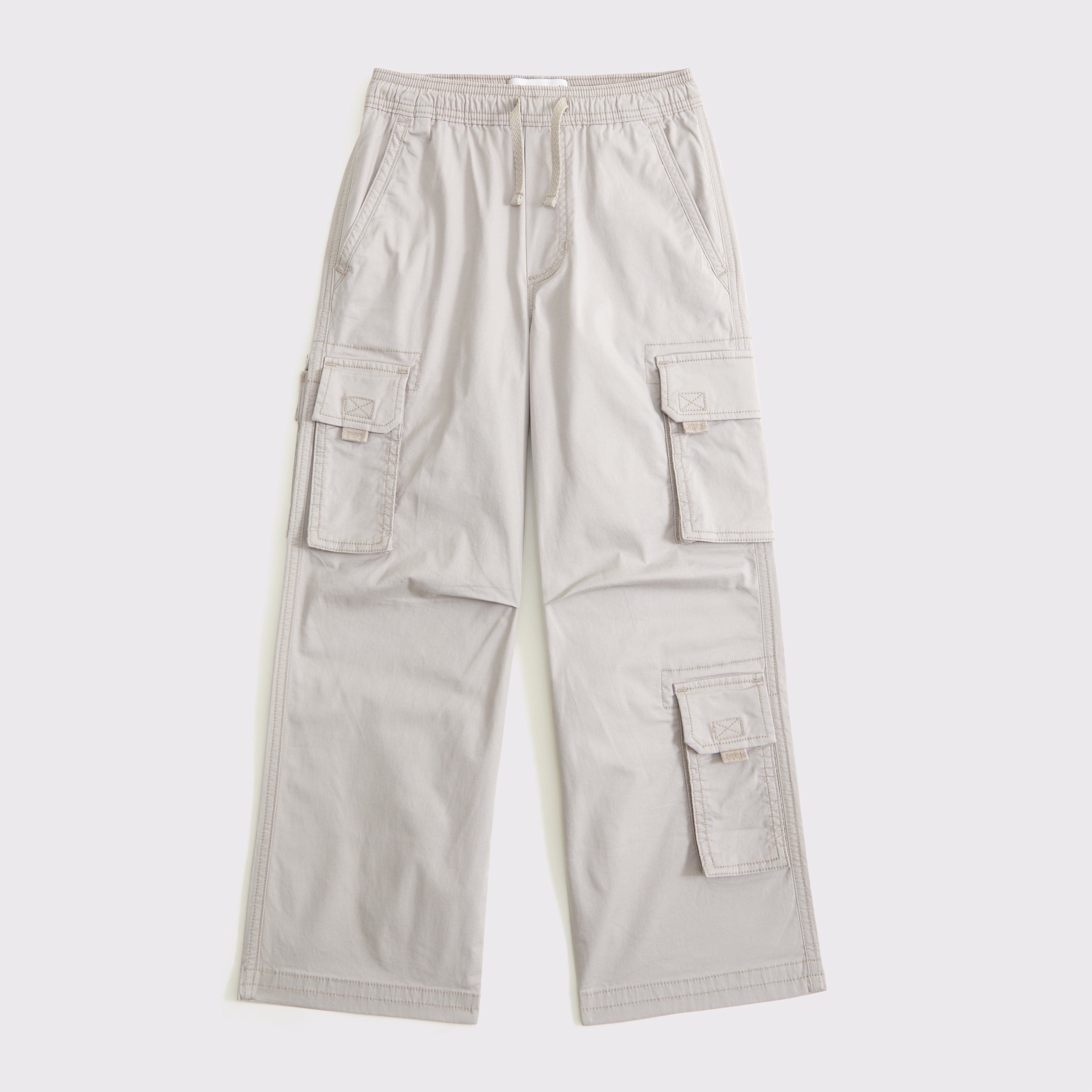 Abercrombie & Fitch Kids' Ultra Baggy Cargo Pants In Gray