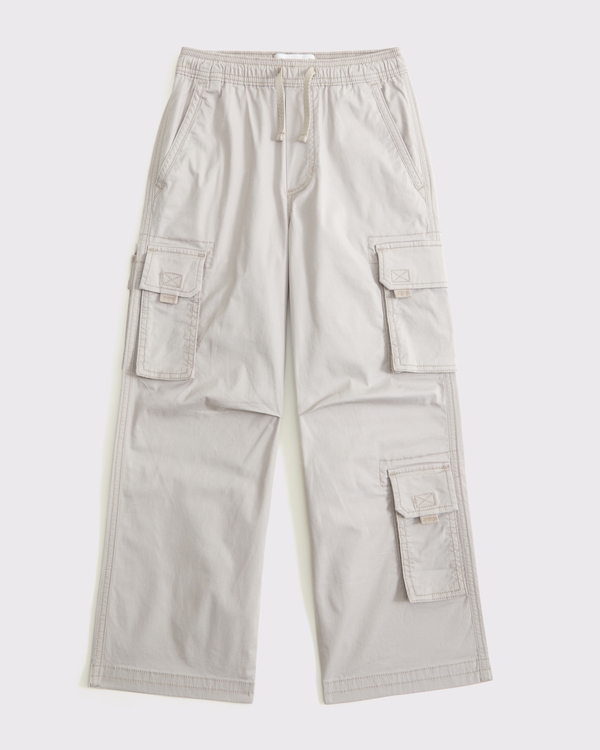 ultra baggy cargo pants, Stone Gray view 1