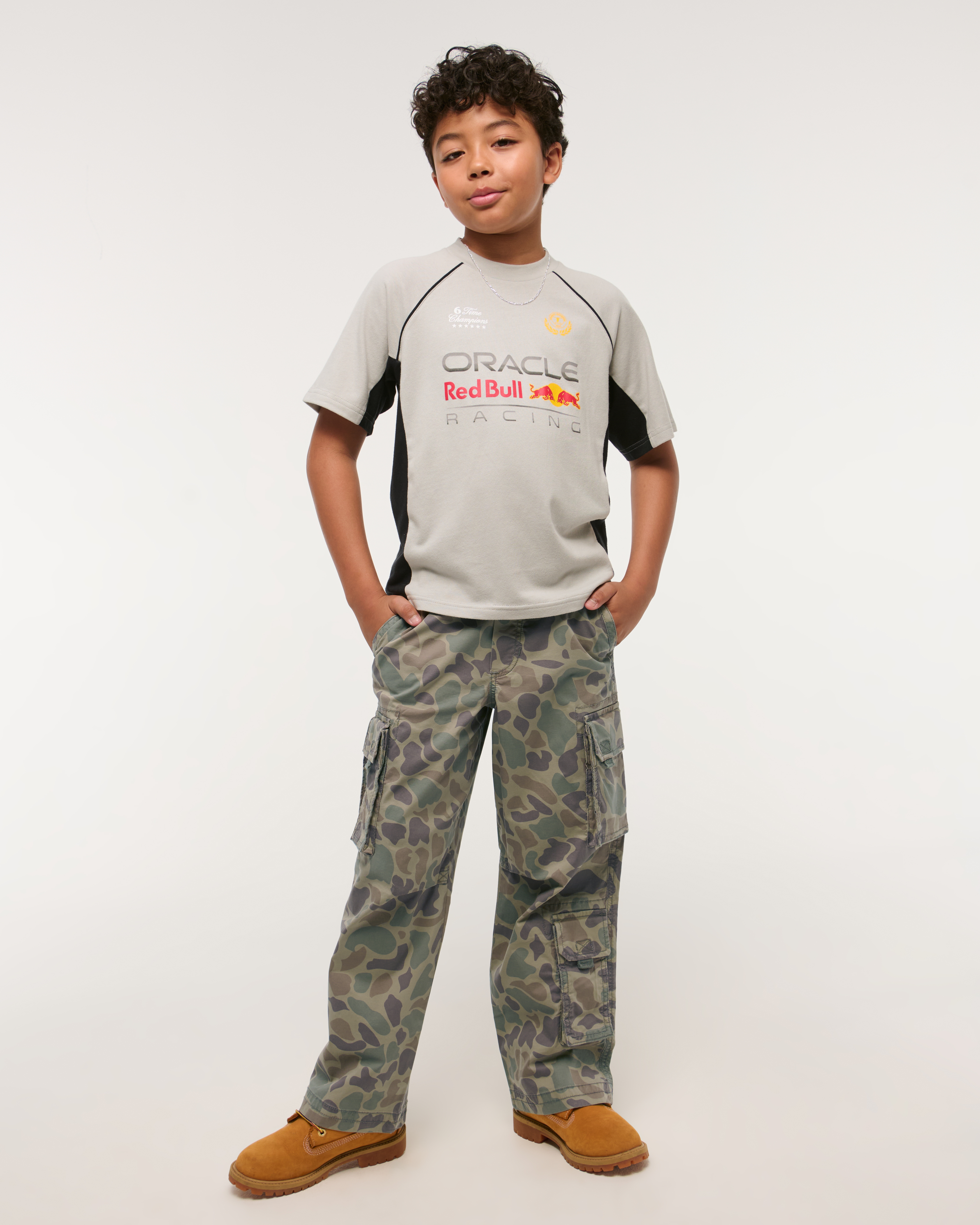 Abercrombie & Fitch Kids' Ultra Baggy Cargo Pants In Multi
