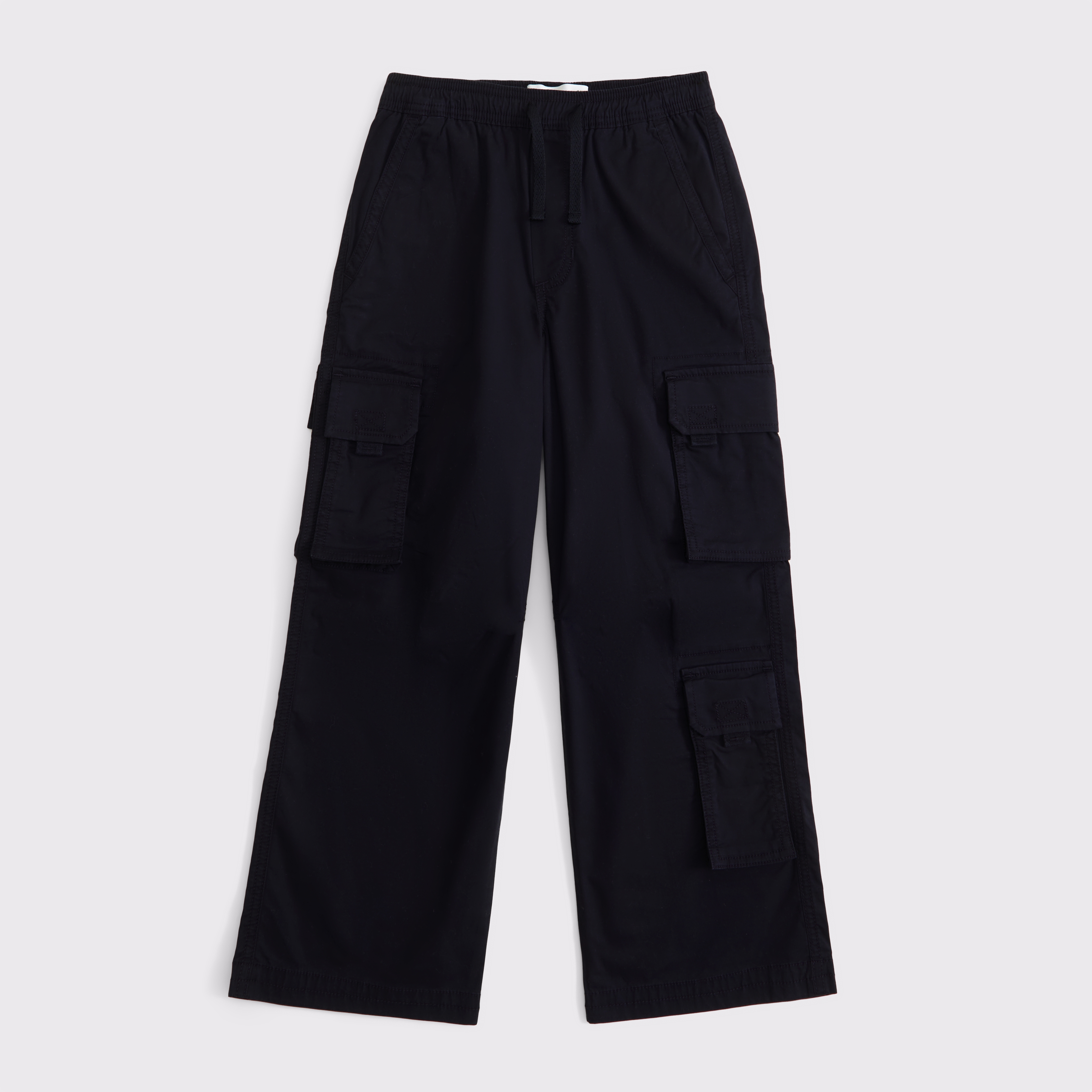 Abercrombie & Fitch Kids' Ultra Baggy Cargo Pants In Black