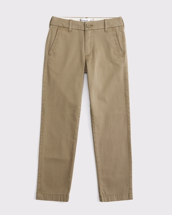 straight twill chinos
