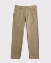 straight twill chinos