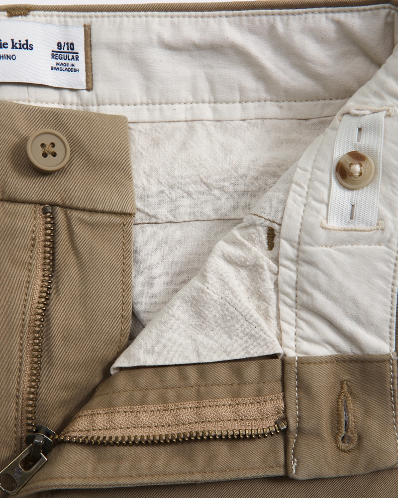 straight twill chinos