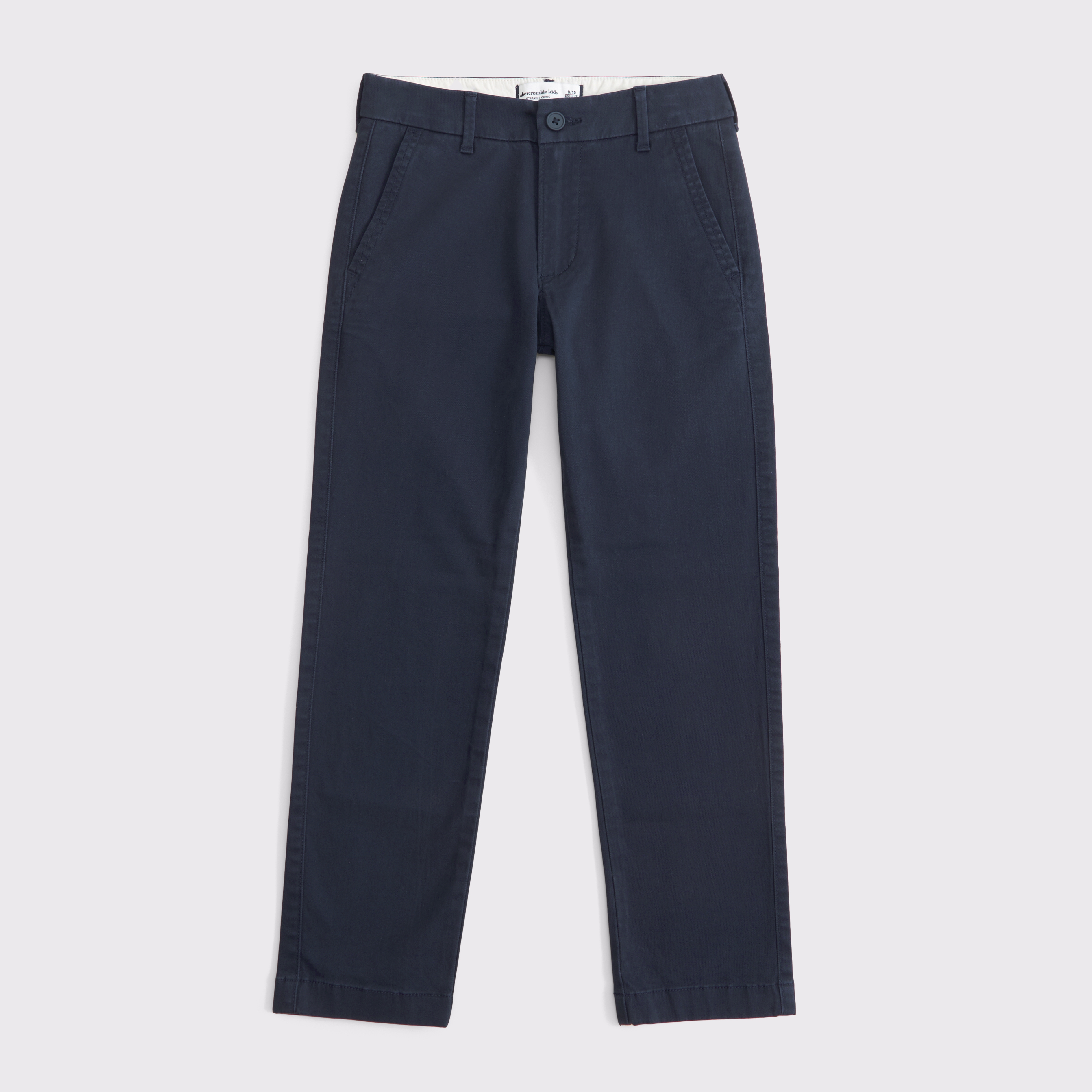 Abercrombie & Fitch Kids' Straight Twill Chinos In Purple