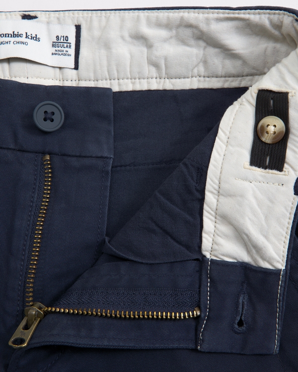 straight twill chinos