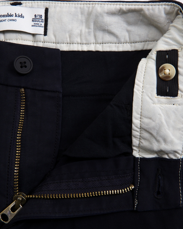 straight twill chinos