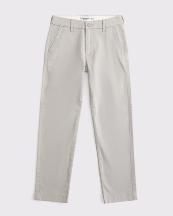 straight twill chinos