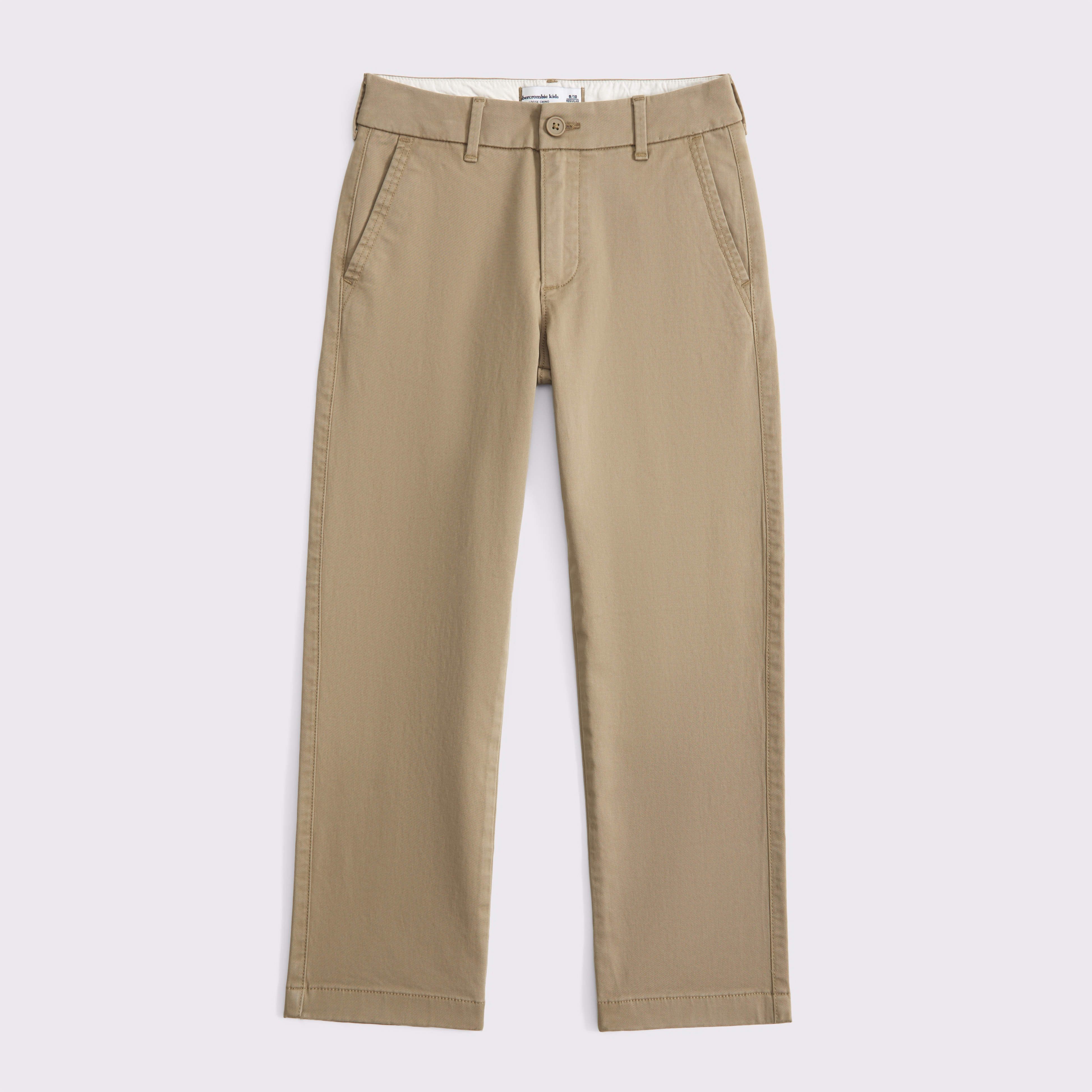 Abercrombie & Fitch Kids' Loose Twill Chinos In Brown
