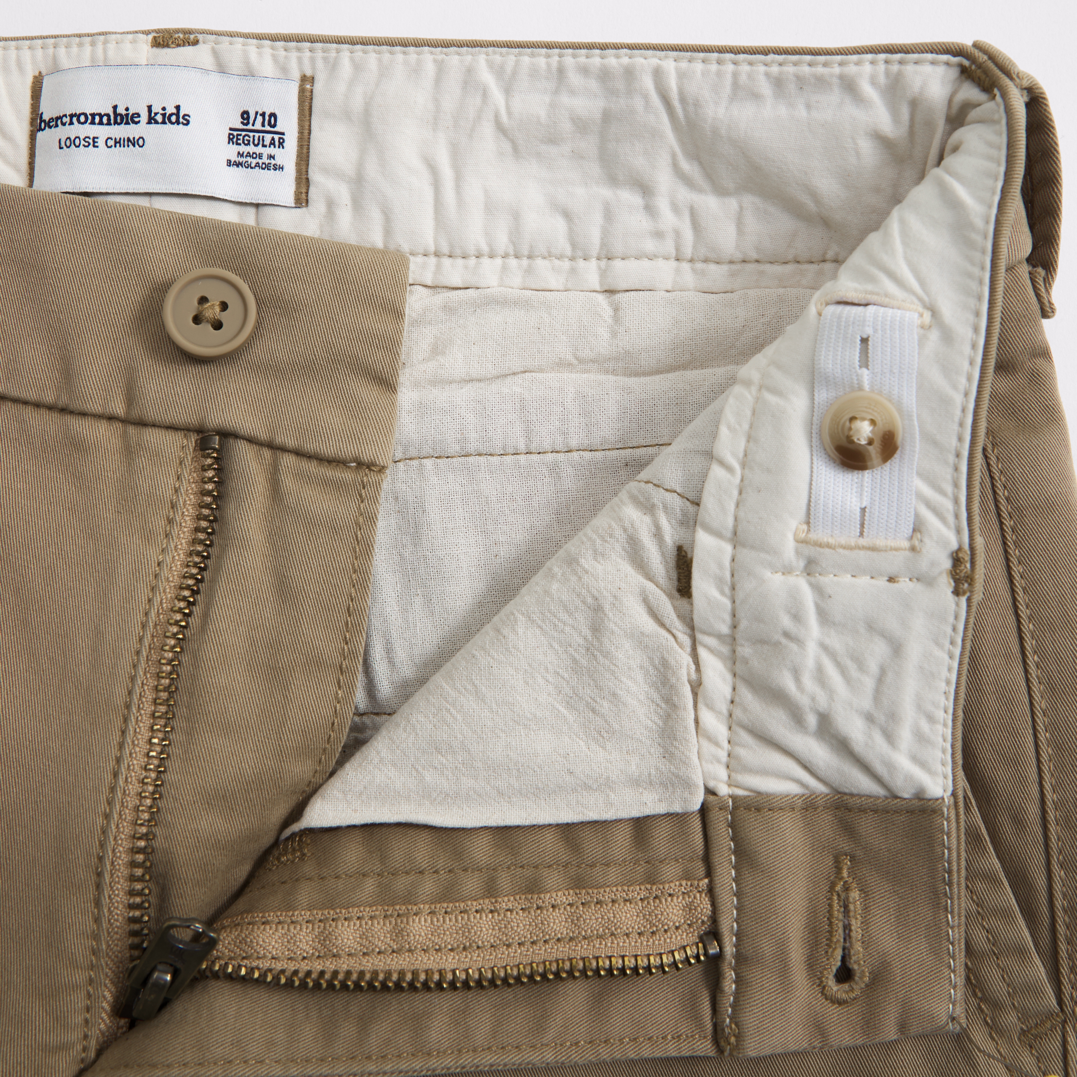Abercrombie & Fitch Loose Twill Chinos In Brown