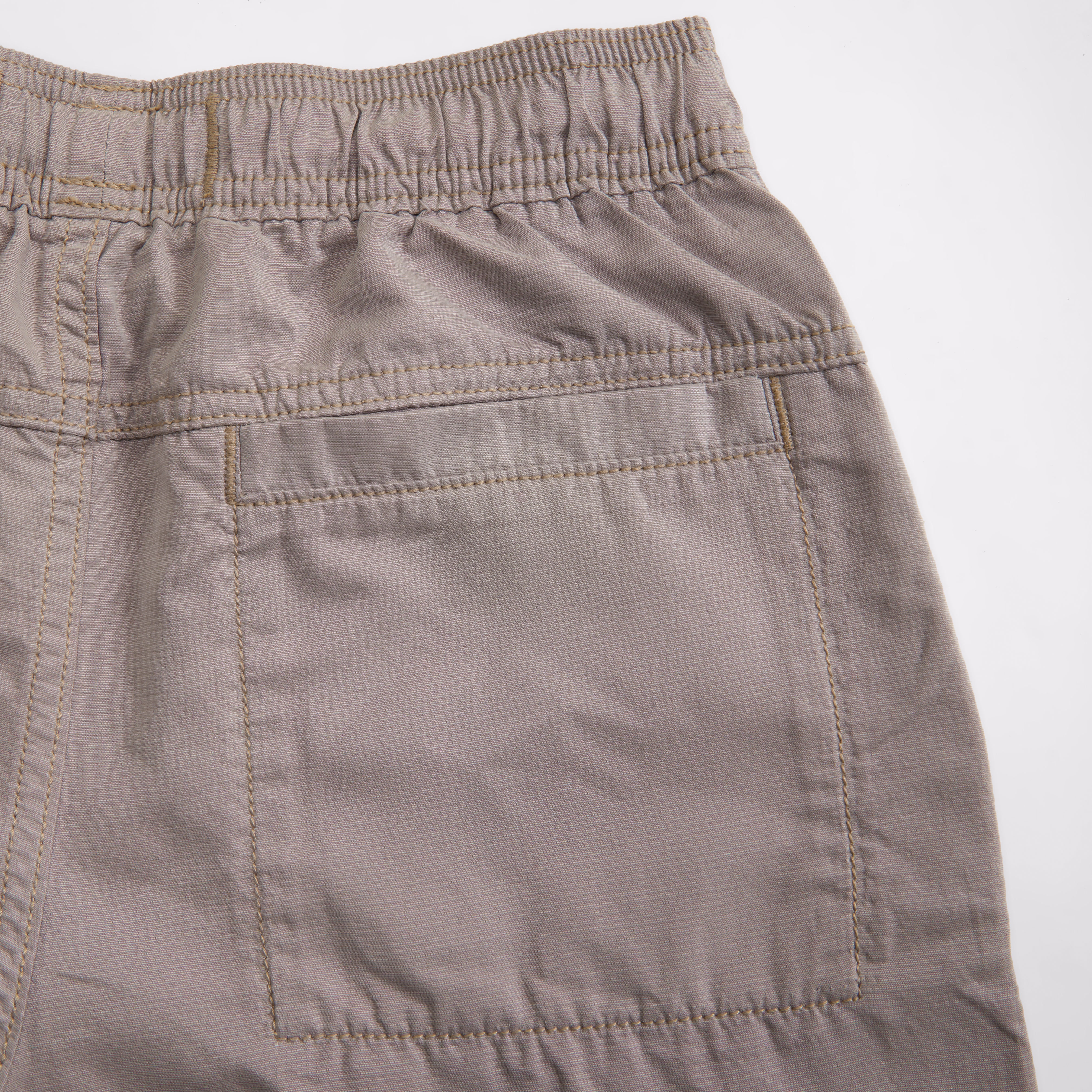 Abercrombie & Fitch Nylon Pull-on Pants In Sand