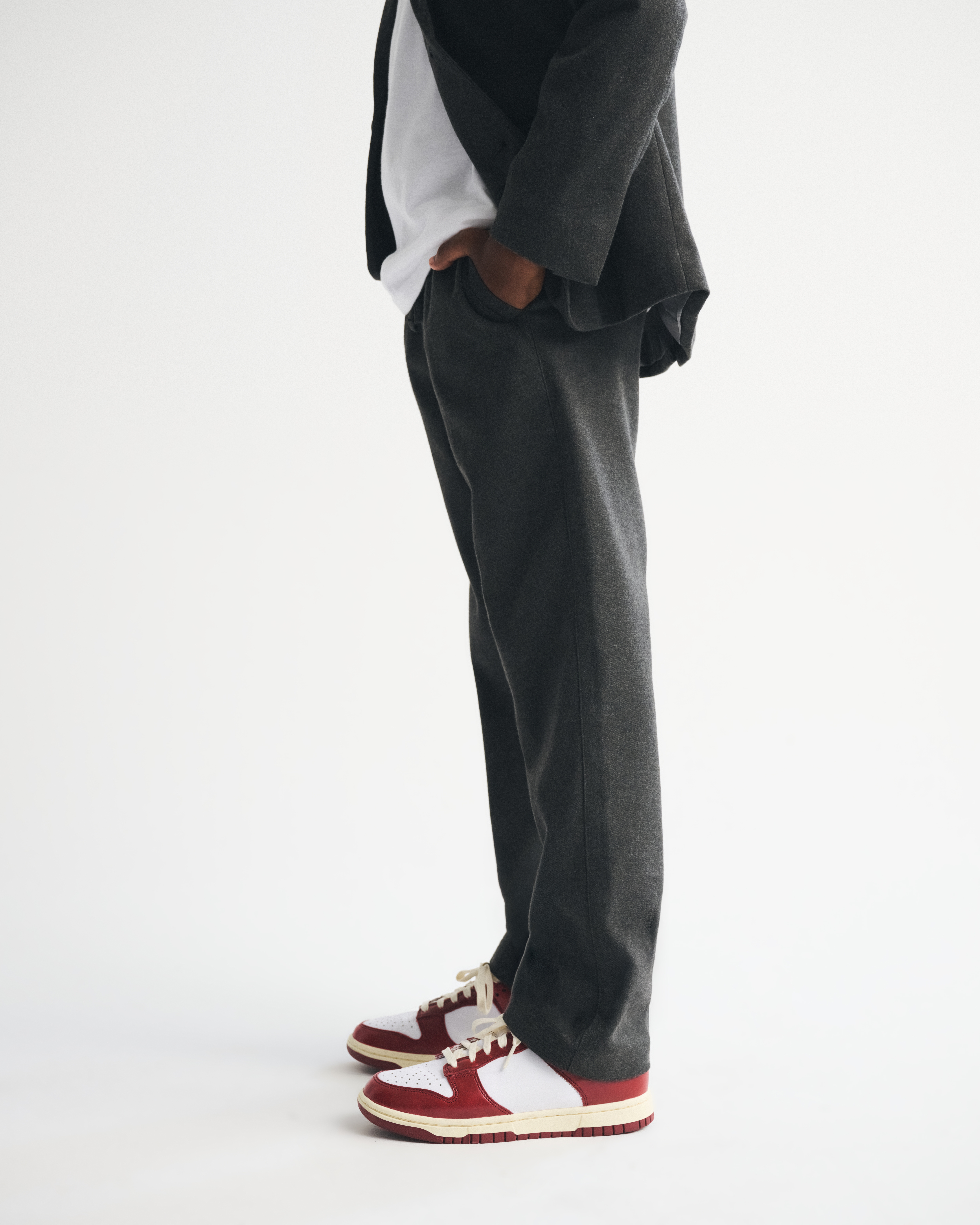 Abercrombie & Fitch Dress-up Pants In Gray