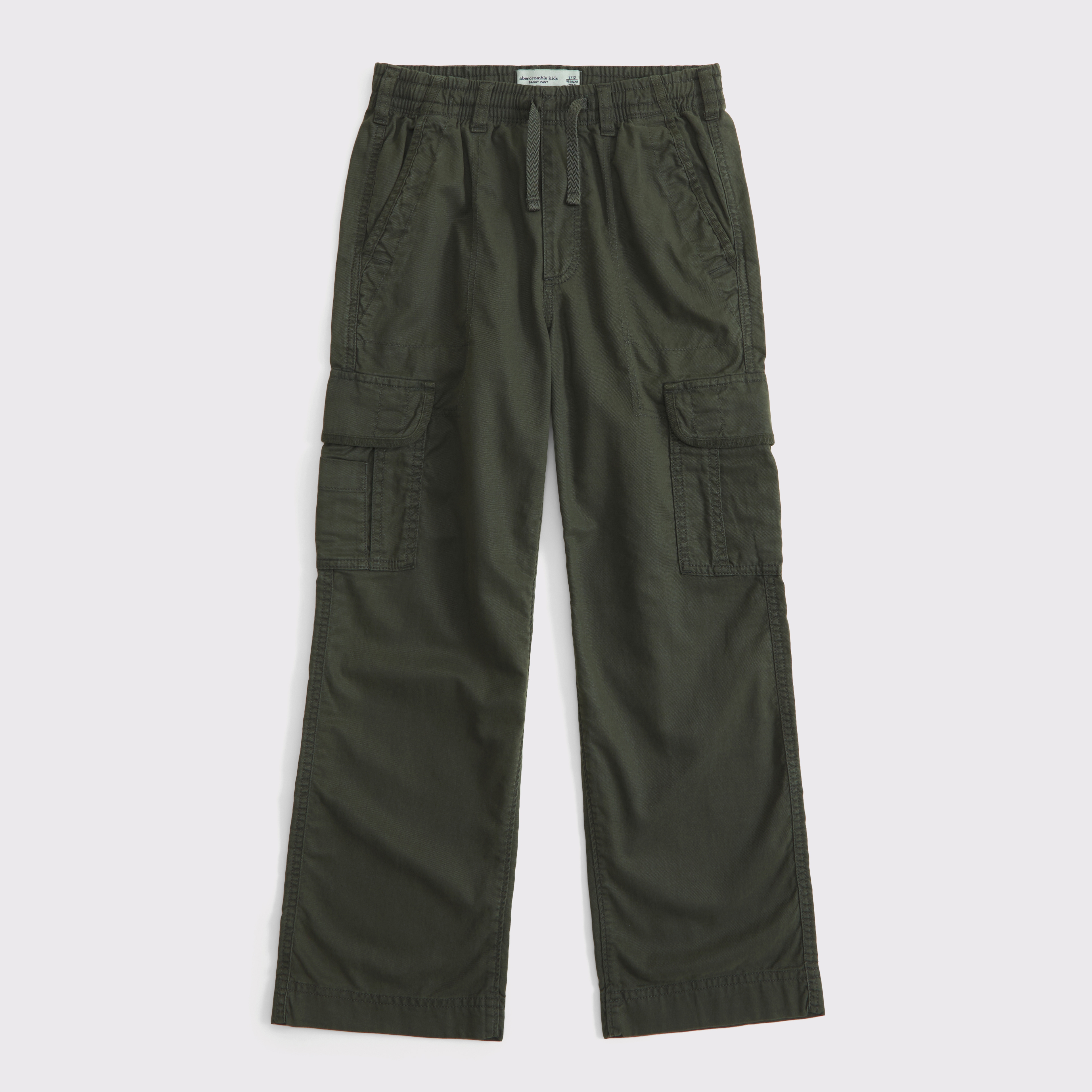 Abercrombie & Fitch Kids' Baggy Cargo Pants In Green