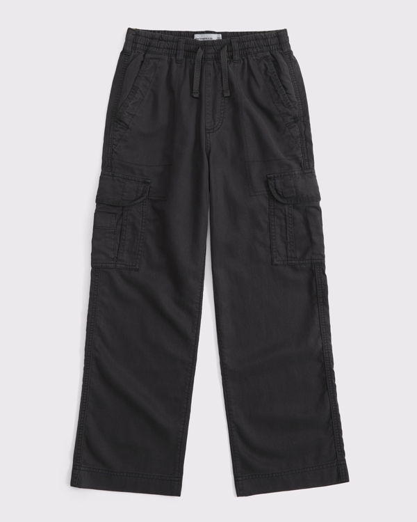 baggy cargo pants, Black view 2