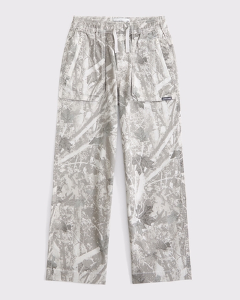 baggy pull-on pants