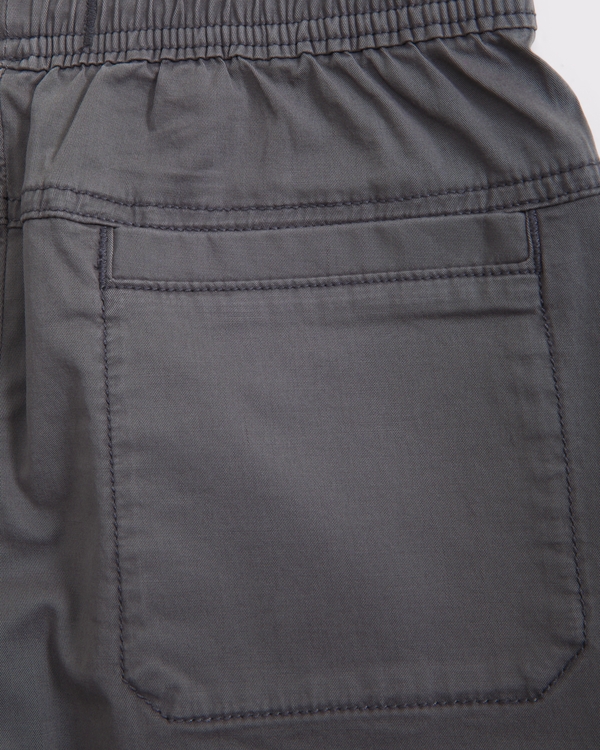 baggy pull-on pants, Dark Gray view 2